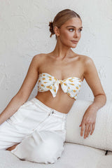 Sundaze Square Scarf Flowers White