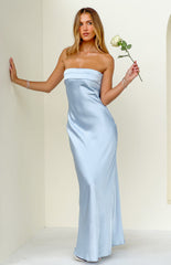 Maiah Blue Formal Maxi Dress