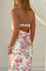 Maiah Yellow Bloom Maxi Dress