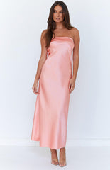 Maiah Pink Maxi Dress