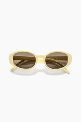SZADE Sunglasses Downtown ; Buttercream/Sepia