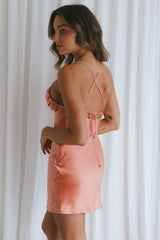 It's Poetic Gathered Bust Mini Dress Rose