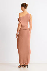 Calina Maxi Dress - Clay