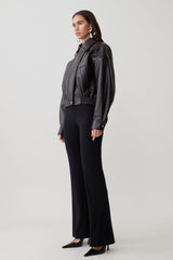 Jemma Flare Leg Pants - Black