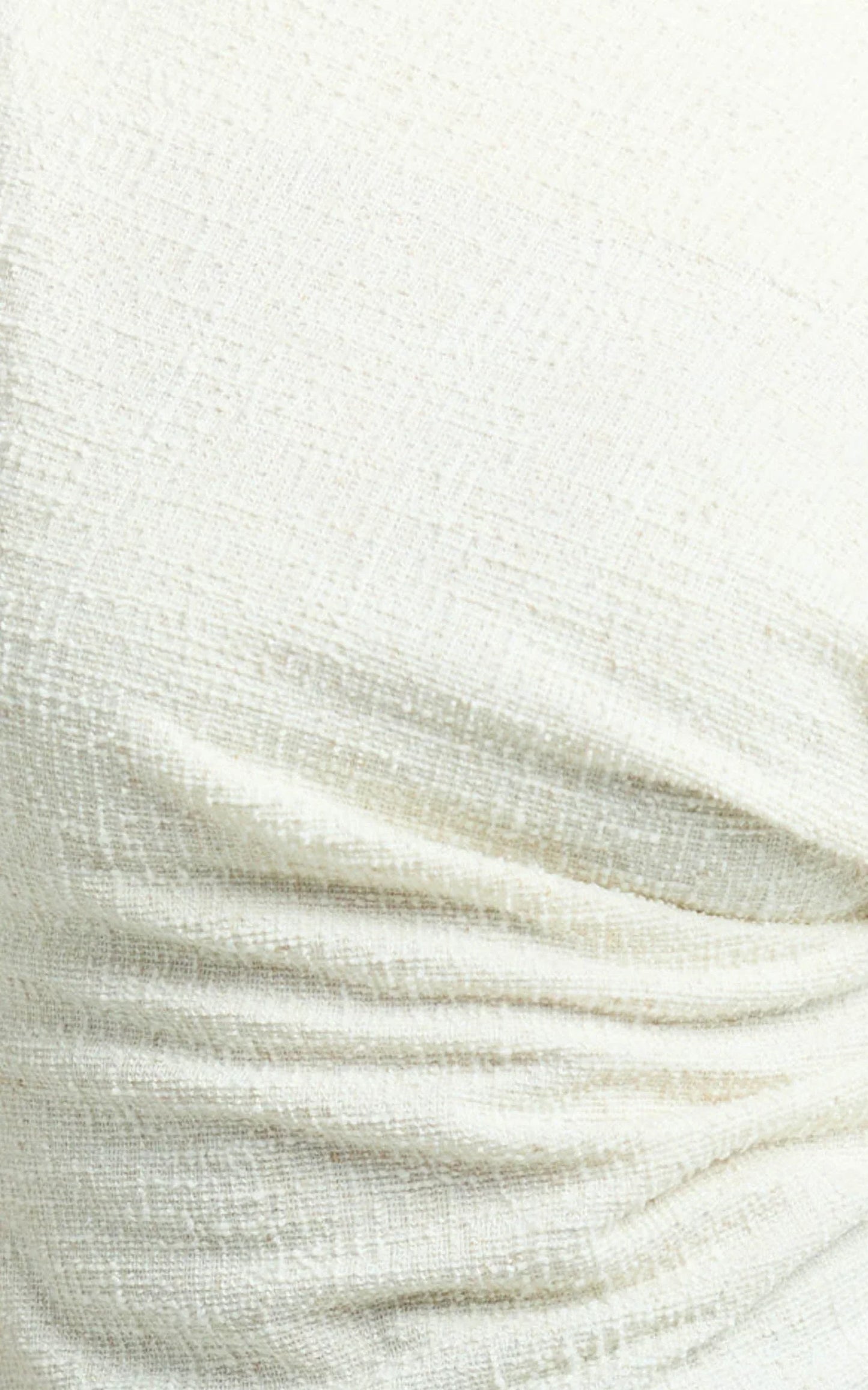 Anna Top - Knit Longline Off Shoulder Top in Cream