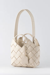 TEN TONES Clementine Woven Mini Tote Cream