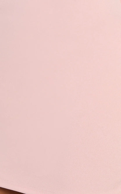 Bindi Boat Neck Bodycon Mini Dress in Pink