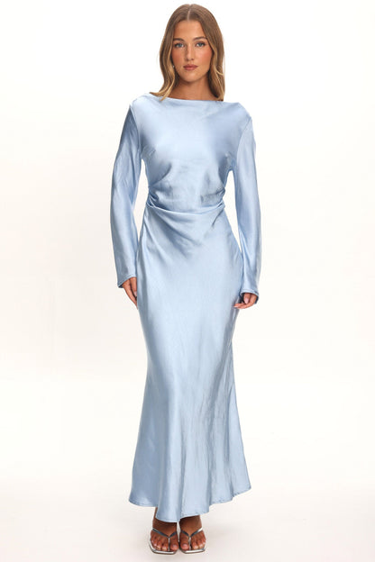 Loveland Cowl Back Midi Dress Ice