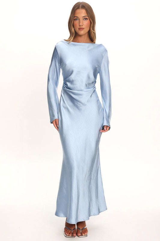 Loveland Cowl Back Midi Dress Ice