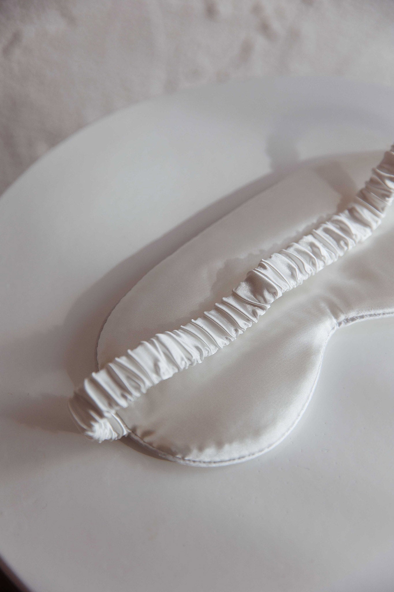 Sweet Dreams Satin Eye Mask White