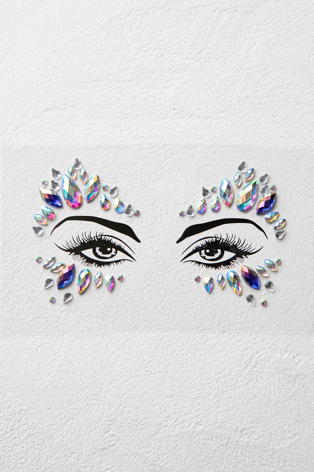 Electric Nights Face Jewels Multi B
