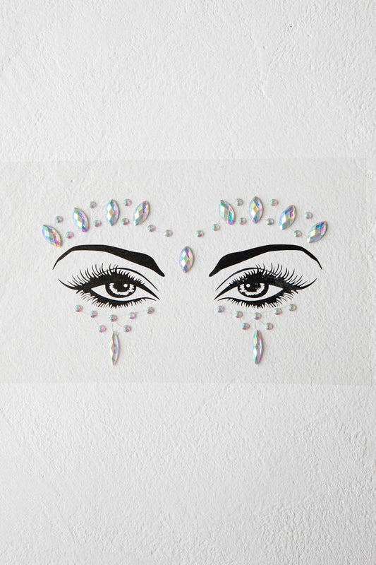 Electric Nights Face Jewels Multi C