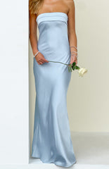 Maiah Blue Formal Maxi Dress