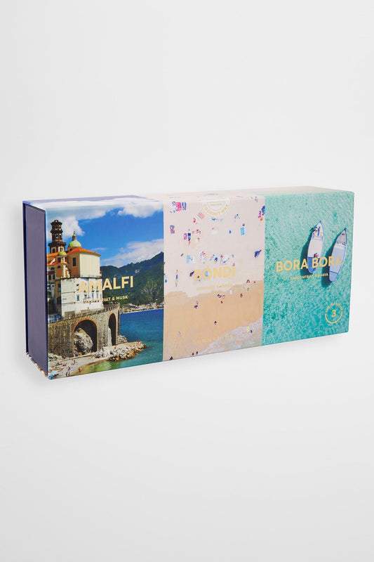 SUNNYLiFE Scented Candle Pack Amalfi Bondi Bora Bora