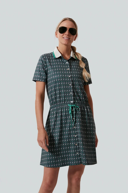 Carraway Fairway Short Sleeve Alcott Golf Dress